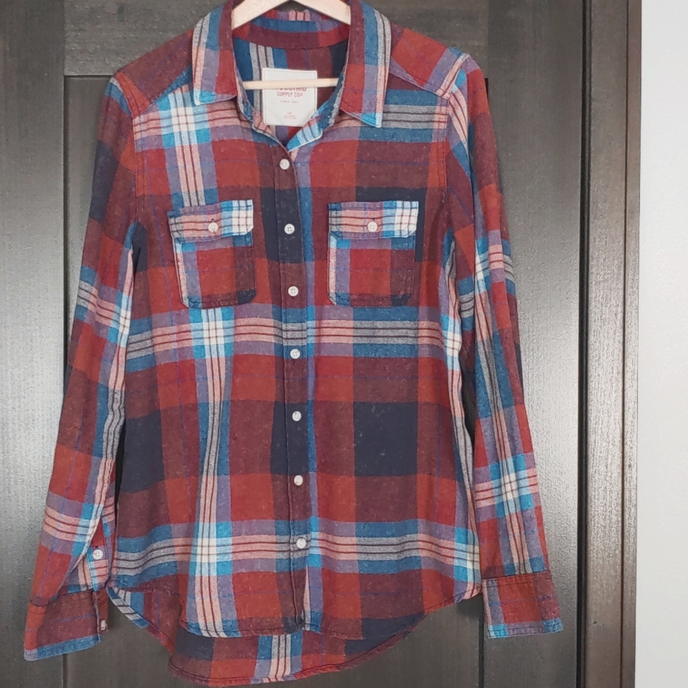 Plaid Button Up Shirt